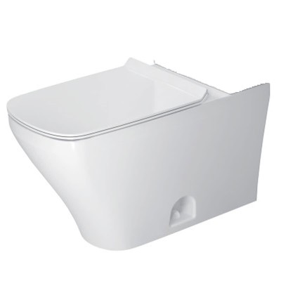 Duravit 216001 White Durastyle Elongated Toilet Bowl Only - Less Seat