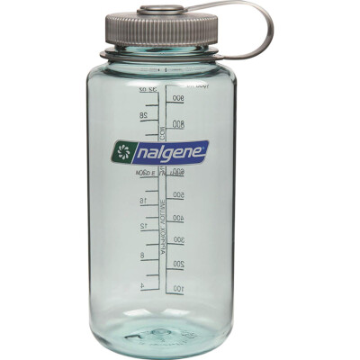 Nalgene Sustain 32 oz. Tritan Wide Mouth Water Bottle - Seafoam/Gray