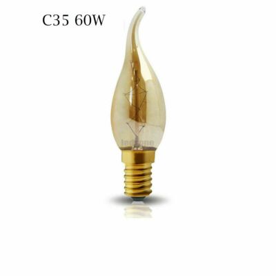 Tungsten Retro Vintage Edison Incandescent Antique Light Bulb Industrial E27/E14