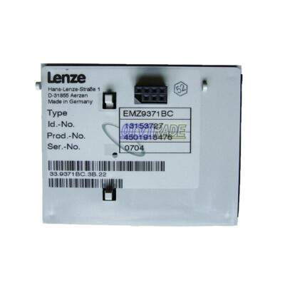ONE Lenze EMZ9371BC inverter panel Used