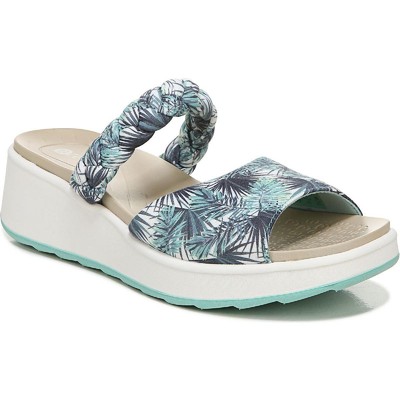 

Женские зеленые плетеные сандалии на танкетке Bzees New Wave, размер 6, средний (B,M), BHFO 3117, Green leaf