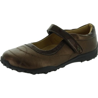 

Туфли Мэри Джейн Nina Girls Brown Metallic 1 Medium (B,M) Little Kid BHFO 2784, Коричневый