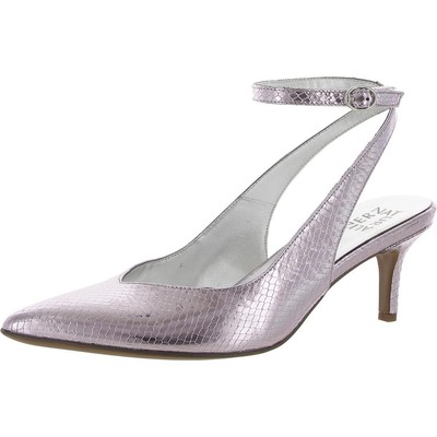 

Женские розовые кожаные туфли-лодочки Naturalizer Eliya, ширина 9,5 дюйма (C, D, W) BHFO 7270, Rosa snake, Eliya