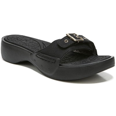 Scholls Shoes Женские черные шлепанцы Rock On 7 Medium (B,M) BHFO 3633