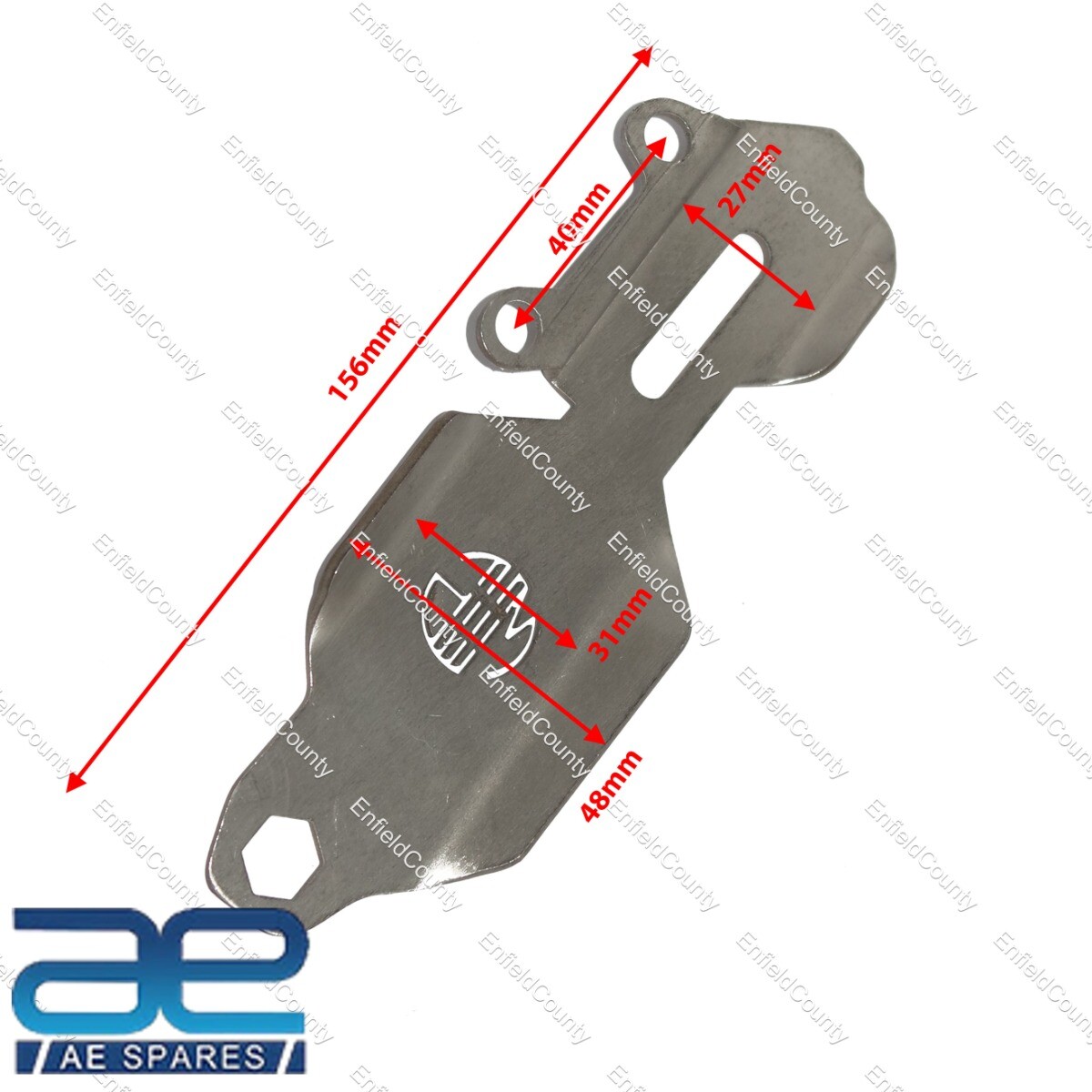 For Royal Enfield Himalayan 411 Rear Master Cylinder Guard Stainless Steel