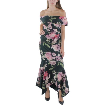 Женское зеленое вечернее платье Xscape с длинным рукавом 10 BHFO 8031