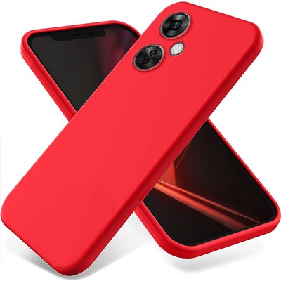 For OnePlus Nord CE 3 Lite, Skin Touch Feel Soft Liquid Silicone Cover Case