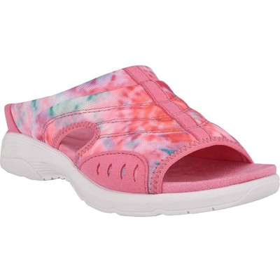 

Женские розовые шлепанцы Easy Spirit Traciee 2 6 Medium (B,M) BHFO 9488, Medium pink tie dye