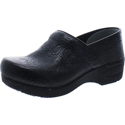 Женские черные кожаные сабо Dansko XP 2.0 с цветочным принтом 39 Medium (B,M) BHFO 8588