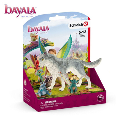 Schleich Bayala The Movie Lykos, Nugur & Piuh 70710 Fairies Elves Animals