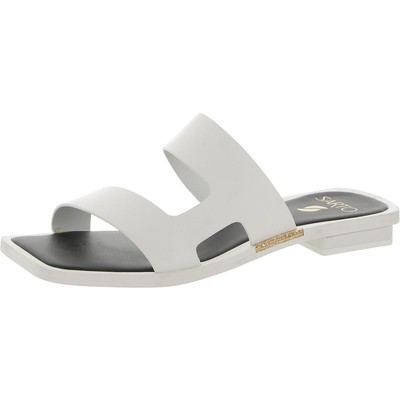 Женские босоножки Sarto Franco Sarto Emily White Slide 7 среднего размера (B,M) BHFO 2558