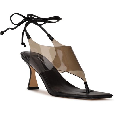 

Женские модные туфли на каблуке Nine West Popi без шнуровки с запахом на щиколотке BHFO 3844, Popi