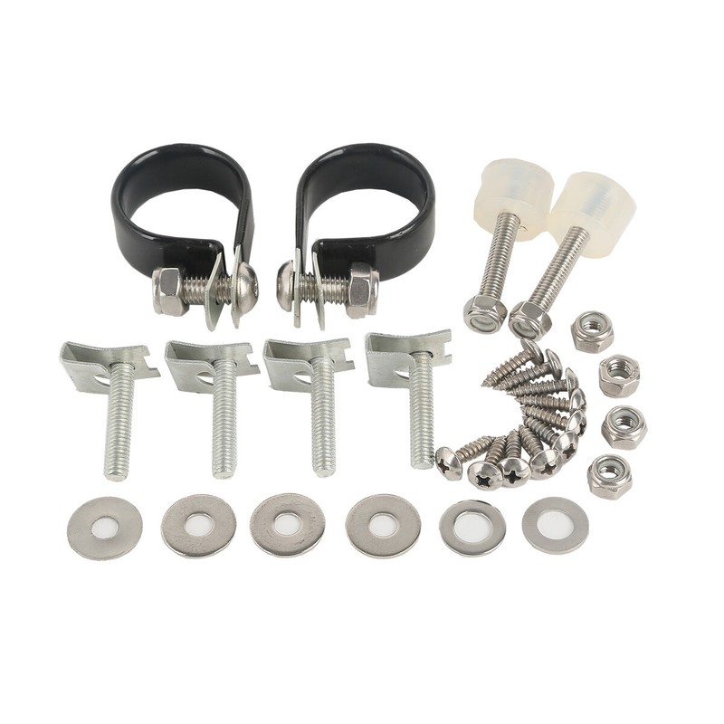 Lower Vented Fairing Mount Hardware Clip Clamps Kit For Harley Touring 1983-2013