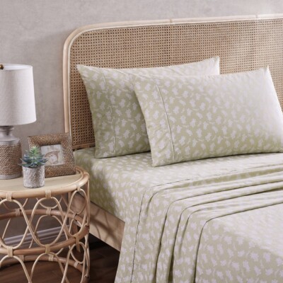 Tommy Bahama Aloha Pineapple Sheet Set Sage