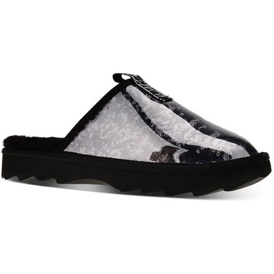 Дикая пара женских шлепанцев Portiaa Black Slide Slippers Shoes 7 среднего размера (B,M) BHFO 7869