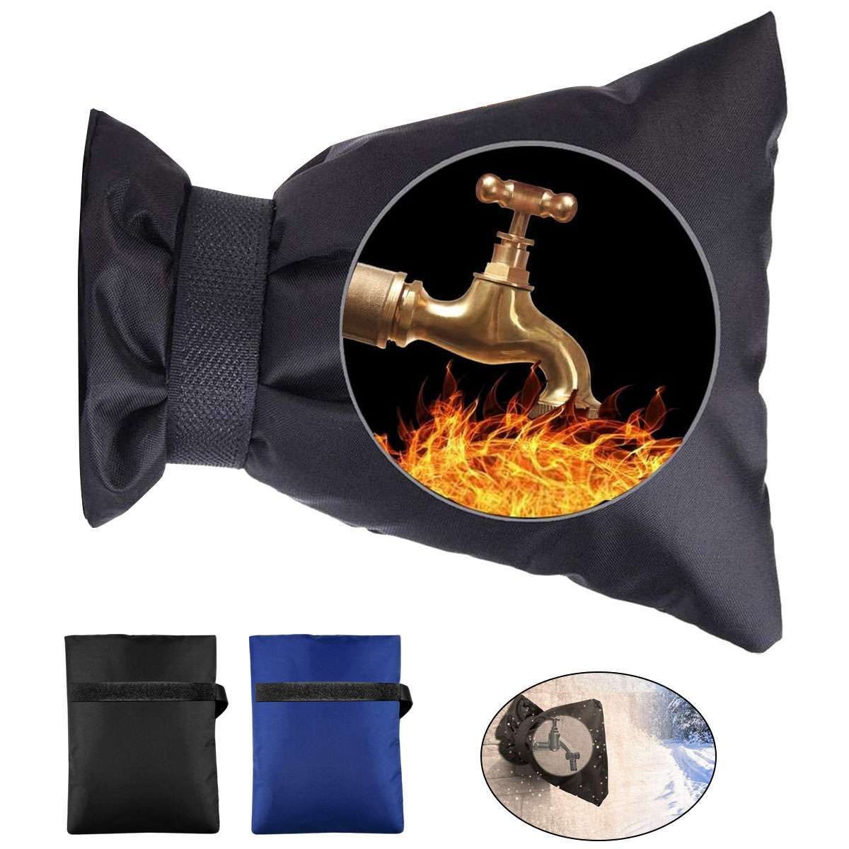 1/2/4Pcs Outdoor Faucet Cover Winter Hose Bib Protector Spout Cover Anti-Freeze