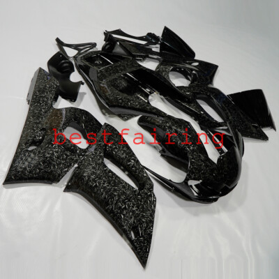 Forged Carbon Fiber Fairing Kit for Yamaha YZF R6 1998-2002 Black Painted Body