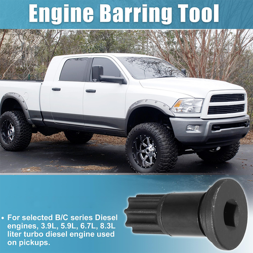 Engine Barring Tool for Cummins B/C Series & Dodge Pickup 3.9L, 5.9L, 6.7L &8.3L