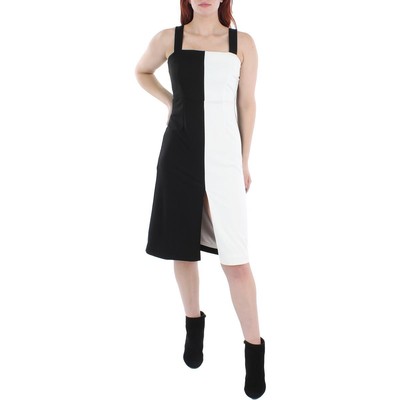 Женское платье миди длиной до колена Marissa Black с цветными блоками от Alexia Admor, XL BHFO 5837