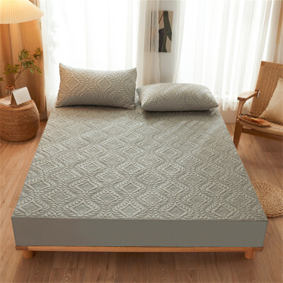 Waterproof Mattress Pad Cover Protector Quilted Fitted King Queen Full Twin Size