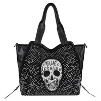 DAMEN TOTENKOPF XL TASCHE Skulls SHOPPER HOBO BAG Schultertasche Weekender REISE