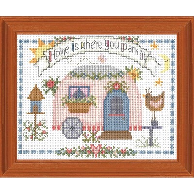 Imaginating Inc. Home is Where You Park It- Kit & Frame Counted Cross-Stitch