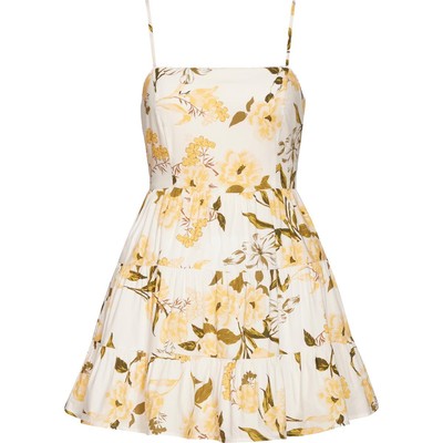 

BB Dakota Многоярусный Женский Мини-Сарафан Цвета Слоновой Кости  BHFO 2152, Цвет слоновой кости