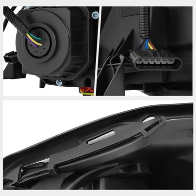 For 06-11 Cadillac DTS Factory Style Right Side HID Projector Headlight Chrome