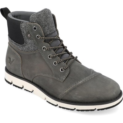 Мужские треккинговые ботинки Territory Mens Raider из зеленой кожи шириной 8 см (E) BHFO 7114