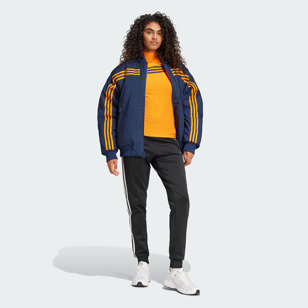 Adidas Originals Womens 70S REVERSIBLE OVERSIZED JACKET