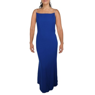 

Женское вечернее платье с жемчужным ремешком Karl Lagerfeld Paris BHFO 6931, Electric blue