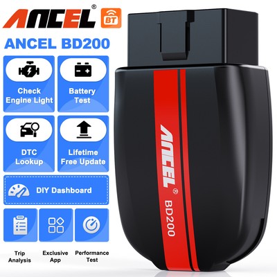 ANCEL BD200 Car OBD2 Scanner BT Code Reader Battery Check Engine Diagnostic Tool