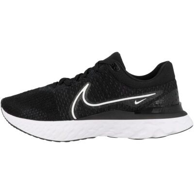 

Мужские беговые кроссовки Nike React Infinity Run FK 3, черный/белый, 9 D, средний размер США, Black/white
