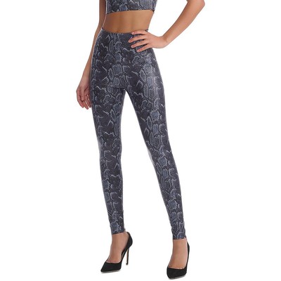 Commando Womens Faux Leather High Waist Dressy Leggings BHFO 7507
