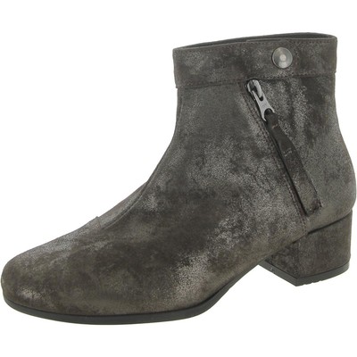 Eric Michael Womens Freida Brown Leather Booties Shoes 36 Medium (B,M) BHFO 7925