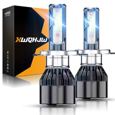 LED FOR HONDA DEL SOL 1993-1997 Headlight H4/9003 6000K White Bulbs Hi/Lo Beam