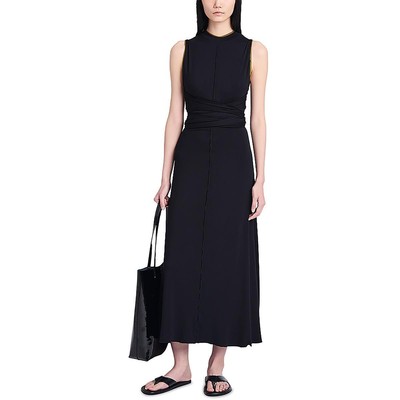 Proenza Schouler Womens Black Sleeveless Casual Midi Dress XS BHFO 0452
