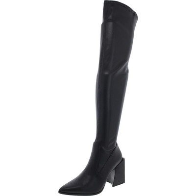 Женские сапоги выше колена Steve Madden Tanzee черного цвета 7,5 см (B,M) BHFO 7391