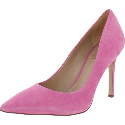 

Женские туфли-лодочки Sam Edelman орехово-розового цвета с мятой 9, средний (B,M) BHFO 6428, Pink confetti suede