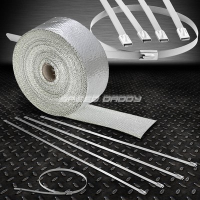 49/15 М 2 Вт CATBACK КОЛЛЕКТОРНЫЙ ТРУБОПРОВОД АЛЮМИНИЕВАЯ ТЕПЛОВАЯ ПЛЕНКА + СТЯЖКА НА МОЛНИИ ИЗ НЕРЖАВЕЮЩЕЙ СТАЛИ СЕРЕБРИСТОГО ЦВЕТА