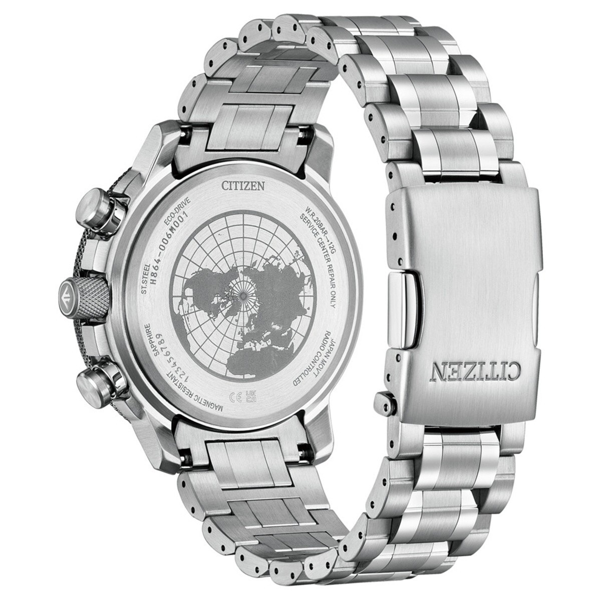Pre-owned Citizen Promaster Sky Geo Trekker Direct Flight Watch Men's By3006-53h 2024