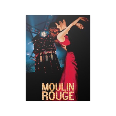 Moulin Rouge 2001 Movie High Quality Satin Paper Poster Nicole Kidman 
