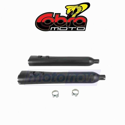 Cobra Tri-Flow Slip-Ons (Pair) for 1998-2006 Harley Davidson FLTRI Road Glide -
