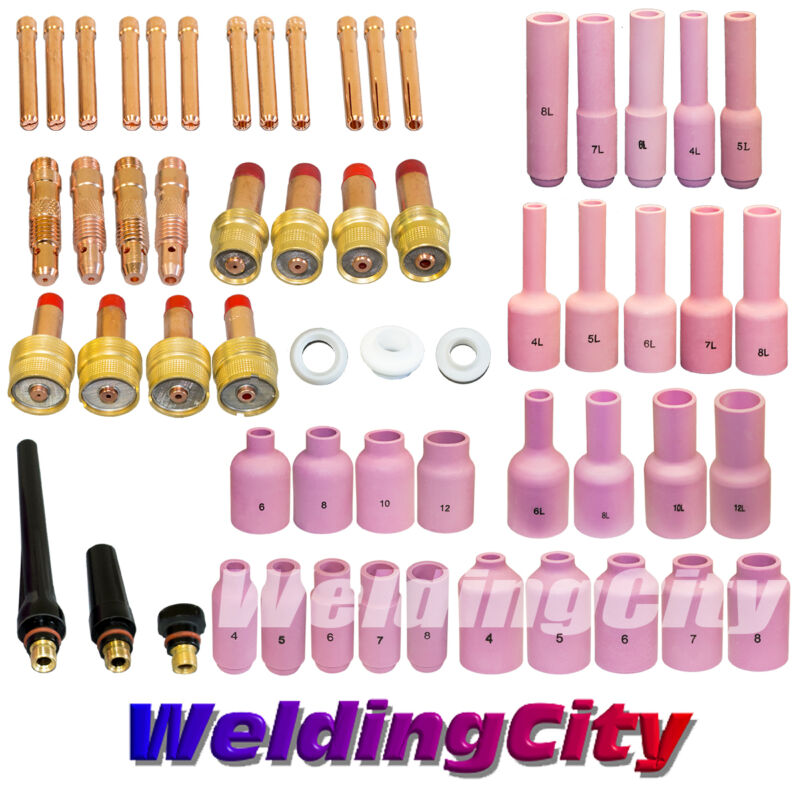 Tig Welding Torch 17/18/26 All-in-one Kit 040-1/16-3/32-1/8" T28b Us Seller Fast