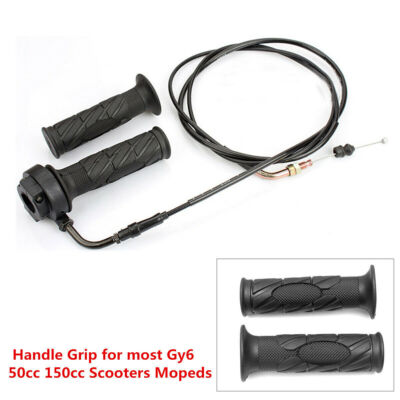 1 Pair Handle Grip Scooter Accessories for GY6 125-150CC Throttle Line Assembly