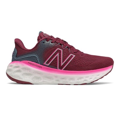 

Женские кроссовки New Balance More v3, гранатовый/розовый блеск, Garnet/pink glo