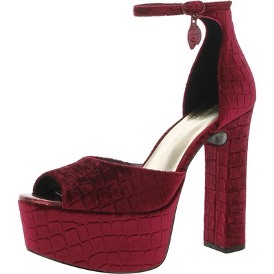 Женские красные туфли на платформе Kurt Geiger London Shoreditch 38,5, средние (B,M) 6904