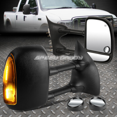 ЗАКОПЧЕННАЯ ЗАДНЯЯ БУКСИРОВОЧНАЯ СТОРОНА С ЭЛЕКТРОПРИВОДОМ И ПОДОГРЕВОМ + КРУГЛОЕ ЗЕРКАЛО ЗАДНЕГО ВИДА ДЛЯ 99-07 SUPERDUTY