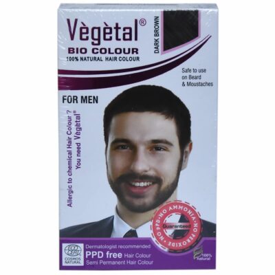 Beard Hair  Color Certified Organic Chemical & Allergy Free Bio Natural USA