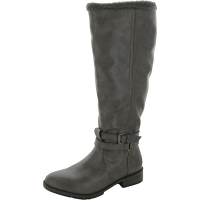 Женские уютные сапоги до колена Naturalizer Womens Garrison с широкими голенями BHFO 6475